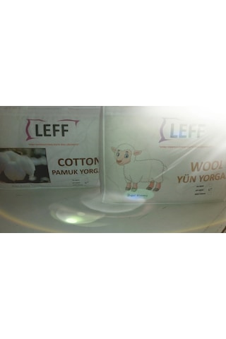 Viscoleff Çift Kişilik Pamuk Yorgan 195X215 Cm Beyaz