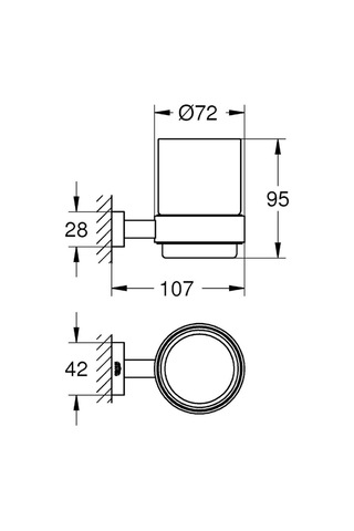 Grohe Essentıals Cube Cam Dış Fırçalığı Diğer