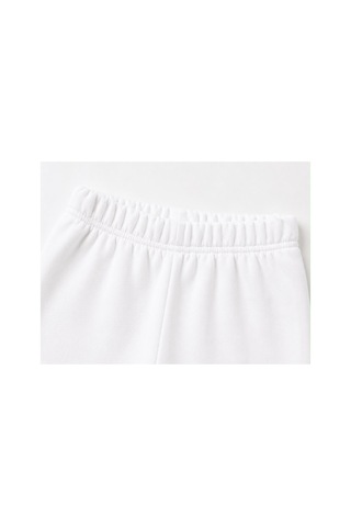 H&c Coolboy H&c %100 Pamuk Penye Bebek Tek Alt Pantalon 0-36 Ay Beyaz