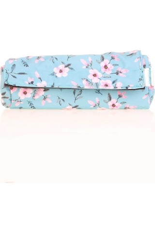 Kaukko Soft Floral Suprise Kalem Çantası Blue K2670