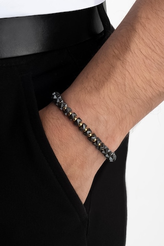 Hematit Taşlı 21 Cm Gümüş Erkek Bileklik Gri 00708838