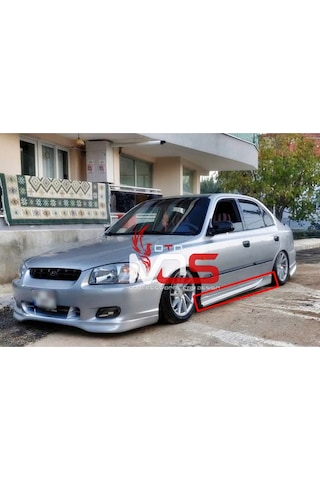 Hyundai Accent Milenyum Kasa Custom Marşpiyel Takım Fiberglass Boyasız