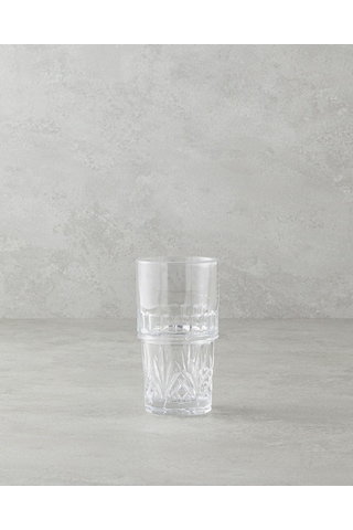 English Home Cosmic Cam 4'lü Bardak 310 Ml Şeffaf Şeffaf