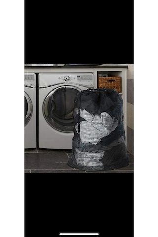 Tois Baby 3 Adet Siyah Lüx Perde Ve Çamaşır Yıkama Filesi Ipli 60x80 Cm Battal Boy