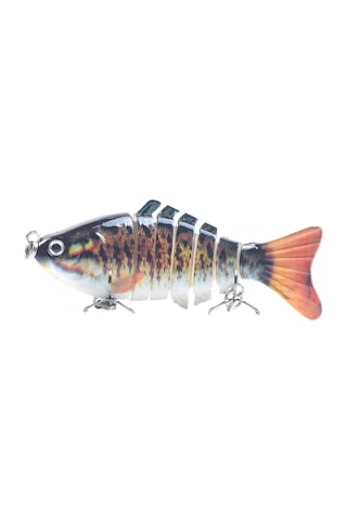 Reedark 3d Gözlü 7 Parçalı Bionic Yapay Yem - 10cm Dalışlı Vıb Crankbait 0.53oz