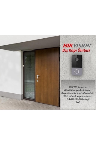 Hikvision Ds-kv6113-wpe1 Villa Tipi İp İnterkom Dış Ünite