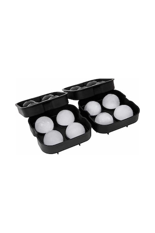 Buz Kalıbı - Silikon - Top 4'lü - 45 Mm Çok Renkli