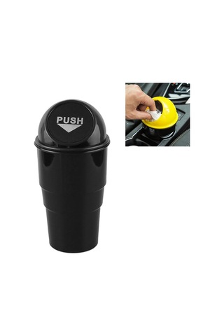 Evrensel Araba Çöp Kutusu Araba Çöp Kutusu Çöp Kutusu Çöp Kutusu Tutucu Kutusu Otomobil Depolama Kovası Siyah