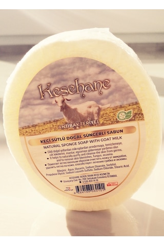 Kesehane Doğal Eşek Sütlü Süngerli Sabun 125 G