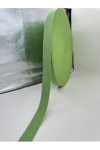 Paşateks 3 Cm Pamuk Kolon Şerit-5 Metre-yeşil