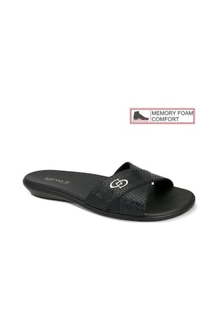 Ceyo 9827-8 Kadın Anatomic Terlik Siyah
