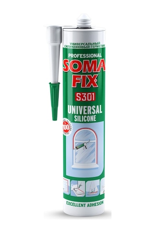 Somafix Genel Amaçlı Silikon 280 Gr. Siyah