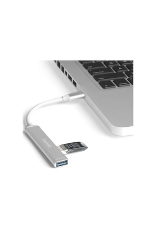Dark Connect Master X4 Dk Ac Usb310C 4Port Type C Beyaz Usb Çokl