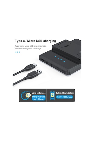 Skycity Cl-v11r Rgb Taşınabilir Fotoğraf Aydınlatma Lambası, 5w Çift Renk Sıcaklığı, 78 Led, 24 Işık Efekti, Usb Şarj, 2000mah Pil Siyah