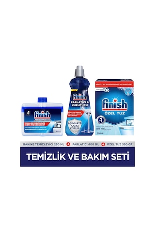 Finish Combopack 3 Parça Temizlik Ve Bakım Seti