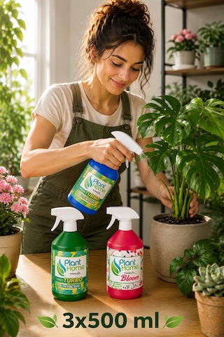 Sıvı Bitki Besini Seti Turbo Bloom Ve Genel Bakım 3x500 Ml 500 ML