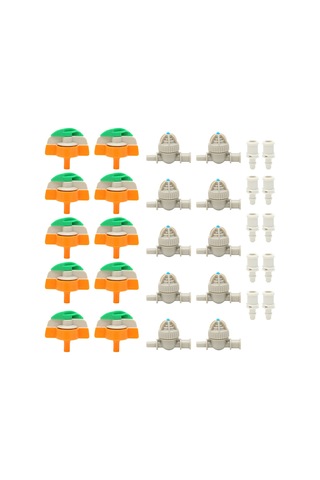 10 Adet 4/7 Hortum Bağlantılı Nozul Huiliang