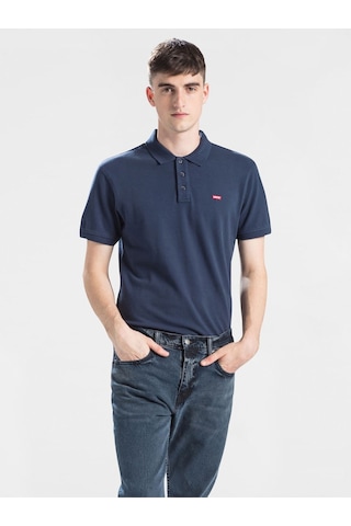 Levi's Erkek Relaxed Fit Polo Yaka Lacivert T-shirt - A0229-0008 Lacivert