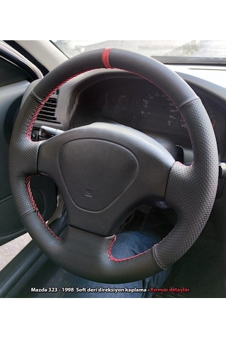 Mazda 323 1998 Araca Özel Direksiyon Kılıfı Soft Nokta Napa