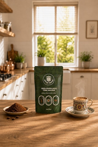 Türk Kahvesi-orta Kavrulmuş-100 Gr X 2 Adet