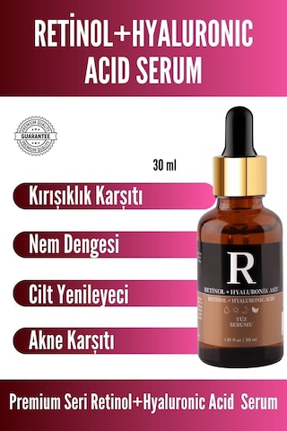 Retinol Içeren Leke Ve Kırışıklık Karşıtı, Aydınlatıcı Ve Nemlendirici Serum 30 Ml