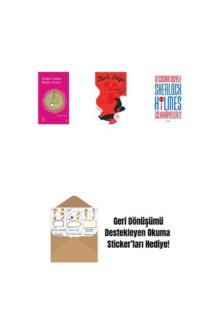 Everest Açıkhava 37 - Parazit + Zehirli Dalga + Sherlock Holmes - Bütün Hikayeler 2 Ciltli + Okuma Sticker'ları