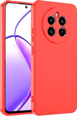 Zore Realme 12 Plus Kılıf Mara Lansman Kapak - Kırmızı Kirmizi