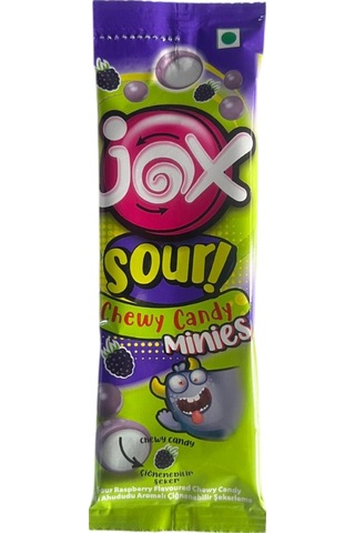 Jox Minies Ahududu Aromalı Ekşi Şekerleme 10 Gr 24 Adet