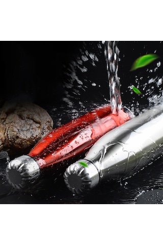 Aubyhe 500ml Paslanmaz Çelik Vakumlu Termos Bardak, Isı Ve Soğuk Saklama, Sızdırmaz Seyahat Kupa, Siyah Siyah