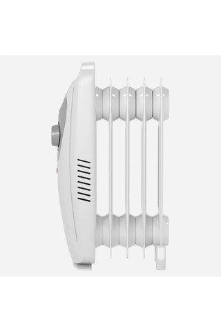 Mini 600 W 5 Dilim Elektrikli Termostatlı Radyatör Beyaz