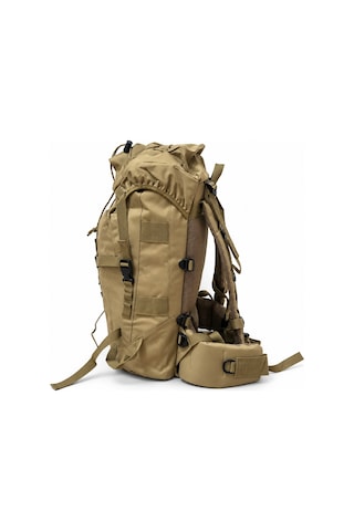 Su Geçirmez Outdoor Sırt Çantası - Dağcı Çantası - Savage Ventura 60lt - Kum Çok Renkli