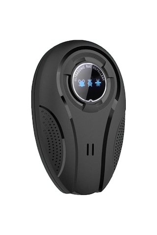 Tenfowee Sessiz Ultrasonik Haşere Kovucu, 110-240v, Bahçe/ Balkon/ Garaj İçin, Hızlı Etki, Plug & Play, W28 Siyah