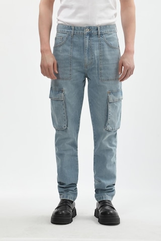 Banny Jeans Erkek Kargo Cep Jean Pantolon Açık Mavi