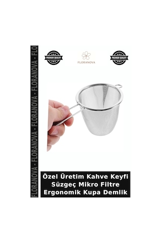 Özel Üretim Kahve Keyfi Süzgeç Mikro Filtre Ergonomik Kupa Demlik