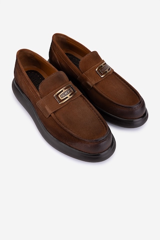 Valmenti Erkek Hakiki Deri Taba Loafer Ayakkabı 1171 260-04 Erk Ayk Sk25-26 Taba Pstl Esk Suet Taba