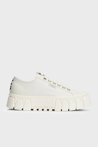 Tommy Jeans Zebra Desenli Platform Sneaker Ayakkabı Kadın Ayakkabı En0en03070 Ybı Beyaz