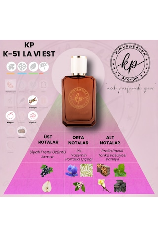 KP Kimyagerden K-51 Açık Parfüm Extrait De Parfum 50 ML