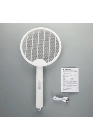 Şarjlı Uv Katlanabilir Sivrisinek Öldürücü Raket