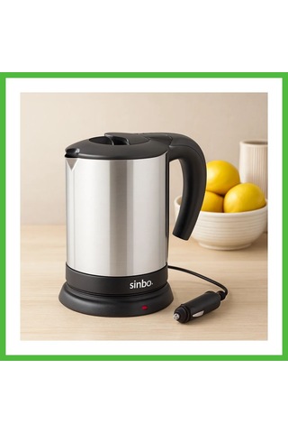 Vaveni Araç İçi Kettle 24v 0.8l Paslanmaz Çelik 200w Arz