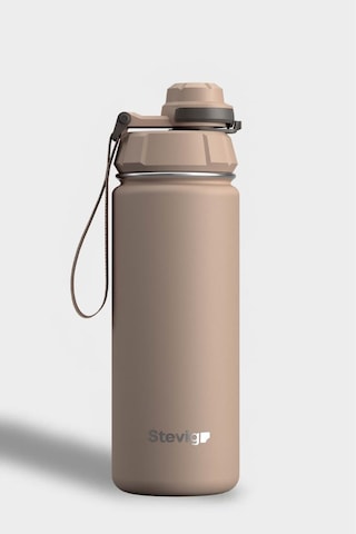 Stevig 1 Hand Leak-proof Sızdırmaz Çelik Termos 500 Ml Lıght Brown St-224