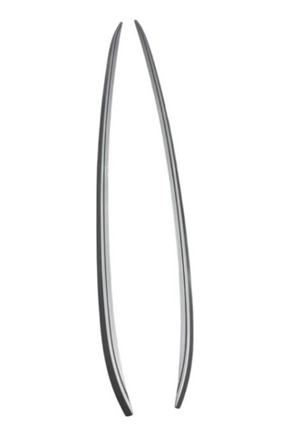 Tavan Çıtası Üniversal Yıldız Gri Silver Gümüş Renk 165cm 2li Set 19896