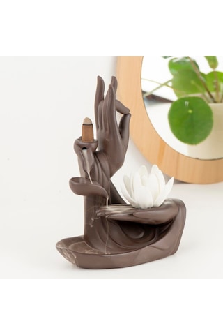 Zen Om Temalı Geri Akışlı Şelale Tütsülük