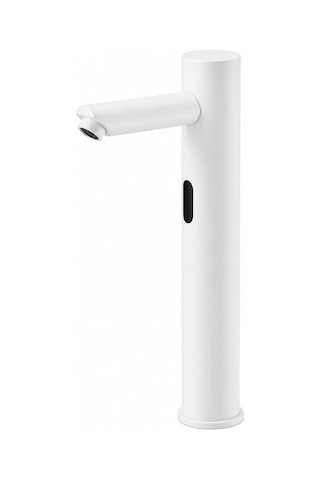 Smart Çanak Tek Su Fotoselli Beyaz Lavabo Bataryası Acar 01.02.800b Altın