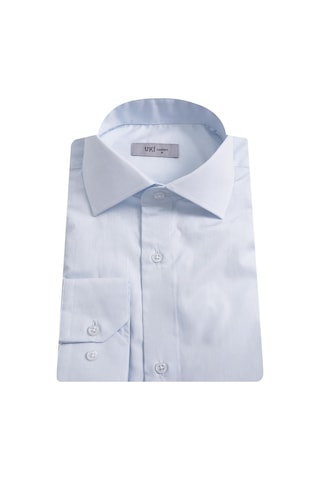 Uki Buz Mavi Comfort Fit Uzun Kol Gömlek Buz Mavi