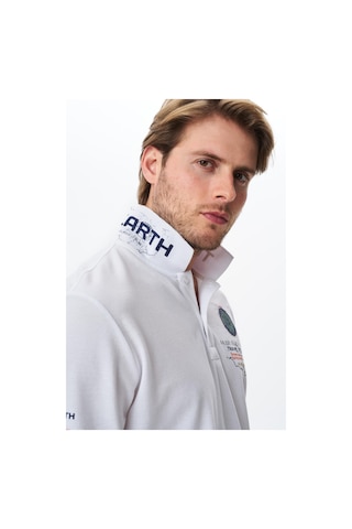 Arma Erkek Battal Büyük Beden Baskılı % 100 Pamuk Pike Polo Yaka Tişört Y29374870502 Beyaz