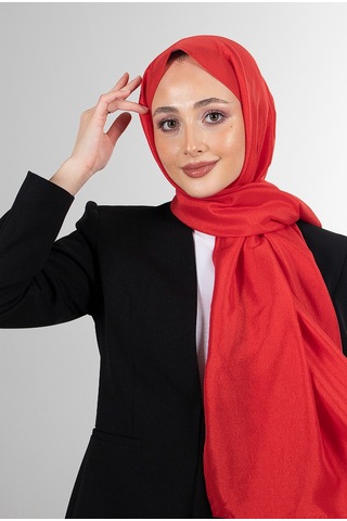 Harem Scarf Brisa Vual Şal Kırmızı Çok Renkli