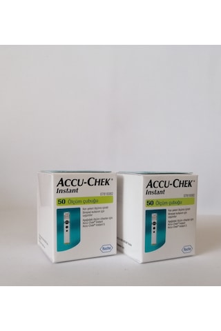 Accu Chek Instant Şeker Ölçüm Stribi 2 Kutu