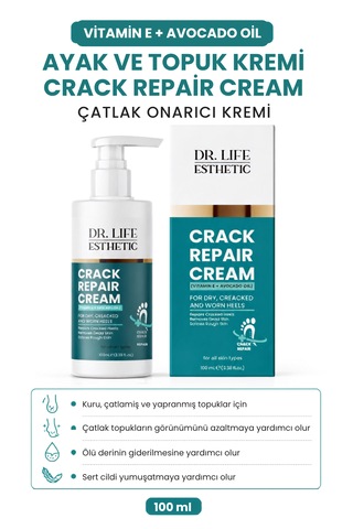 Lifeesthetic Ayak Ve Topuk Çatlak Kremi 100 Ml Yoğun Nemlendirici & Bakım Kremi