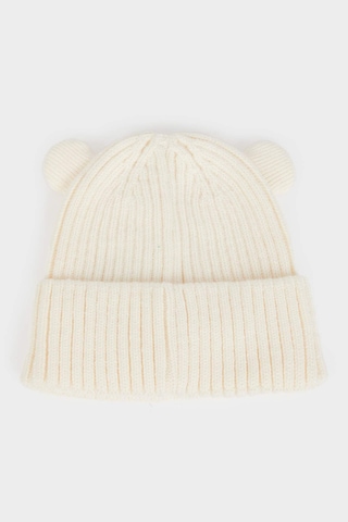 Defacto Kız Bebek Triko Bere C8165a525wner214 Ekru