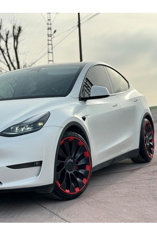 Ayaltes Tespx Tesla Uberturbine 21'' Kırmızı Jant Koruyucu 1 Jant